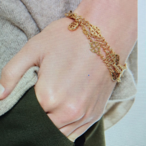 Tory Burch multi strand logo bracelet  - Picture 2 of 5